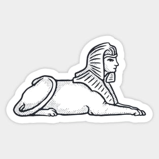 Sphinx Illustration Sticker